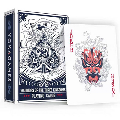 Warriors Of Three Kingdoms (Blue) Playing Cards by YOKAGAME